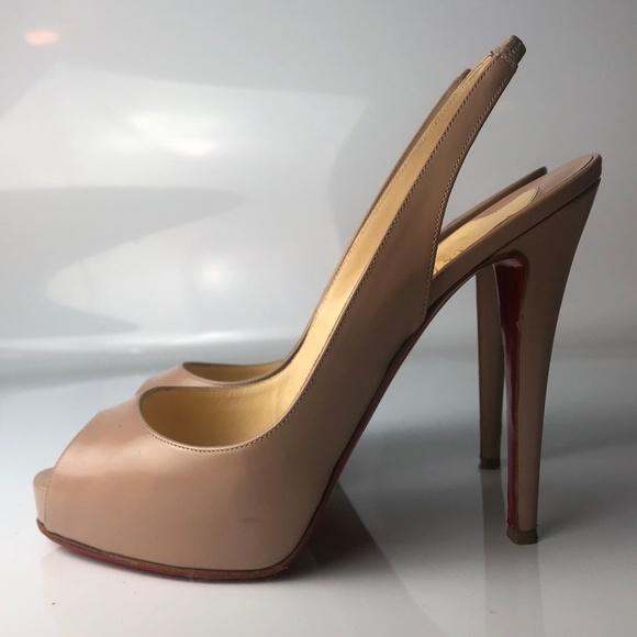 Christian Louboutin Shoes - Christian Louboutin No Prive 120 Sling Heels 39